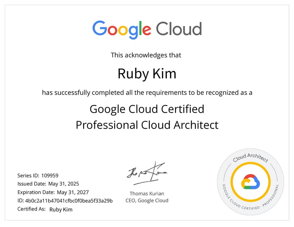 GCP PCA Zertifikat