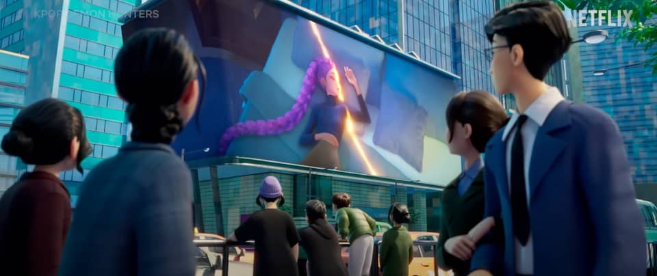 K-POP DEMON HUNTERS Golden MV Billboard