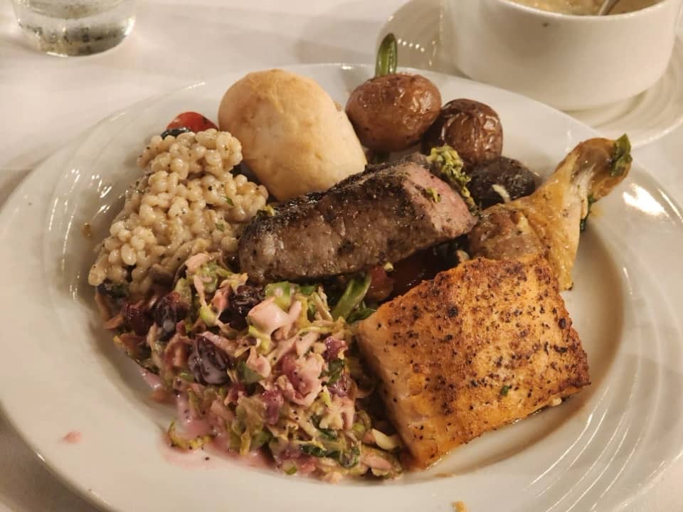 Abendessen im Hotel beim Retreat